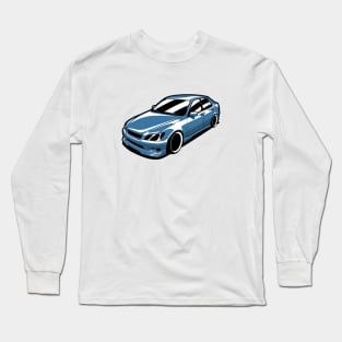 Blue IS200 IS300 Altezza JDM Long Sleeve T-Shirt